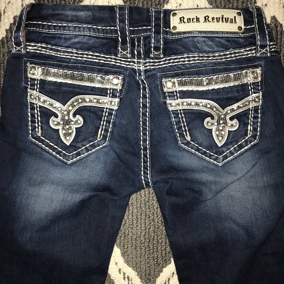 Rock Revival Denim - Women’s Rock Revival straight leg jeans 25 Regular